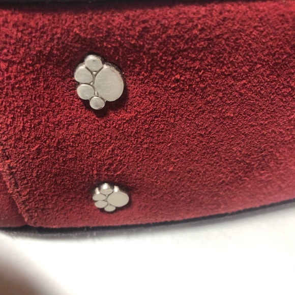 Vintage Hush Puppies Genuine Suede Hobo style purse bag 1980s Throwback - Picture 7 of 16